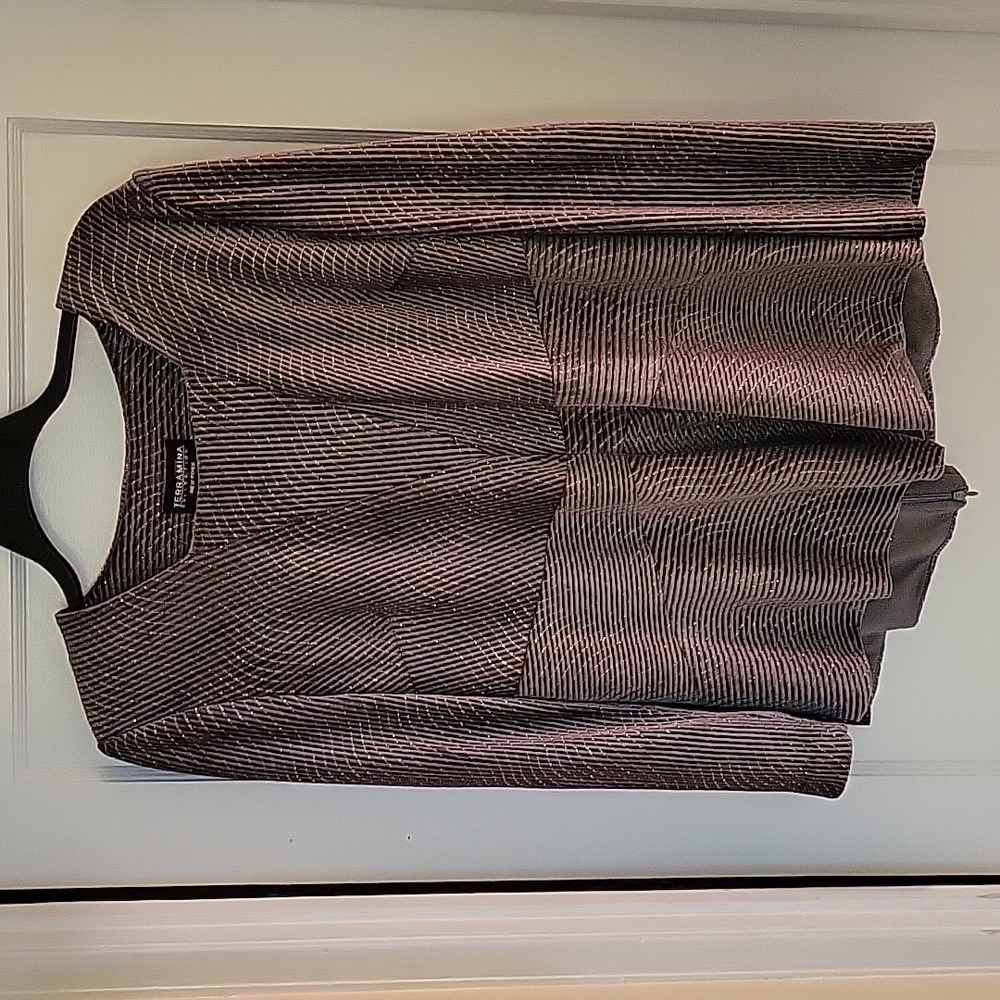 Terramina  Collection Size 16 Velour Top and Skirt Set